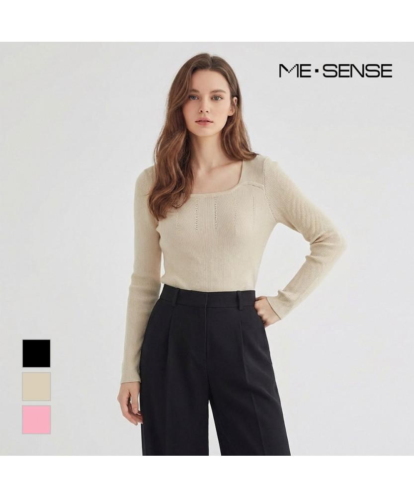 MESENSE Square Neck Slim Knit_Mb42Knmd85Z
