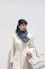 Pax Aura Ganban Healthy Winter Extreme Free Size [Fuji Sales] Scarf, Gray,