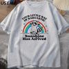 Funny Sassy Sarcastic Raccoon Printed Tshirt Your Little Ray T-shirt Casual Summer Loose T Shirts Couple Cloyhing