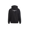 Adidas Originals Trefoil Logo Print Hoodie Men Tops Black IM1207