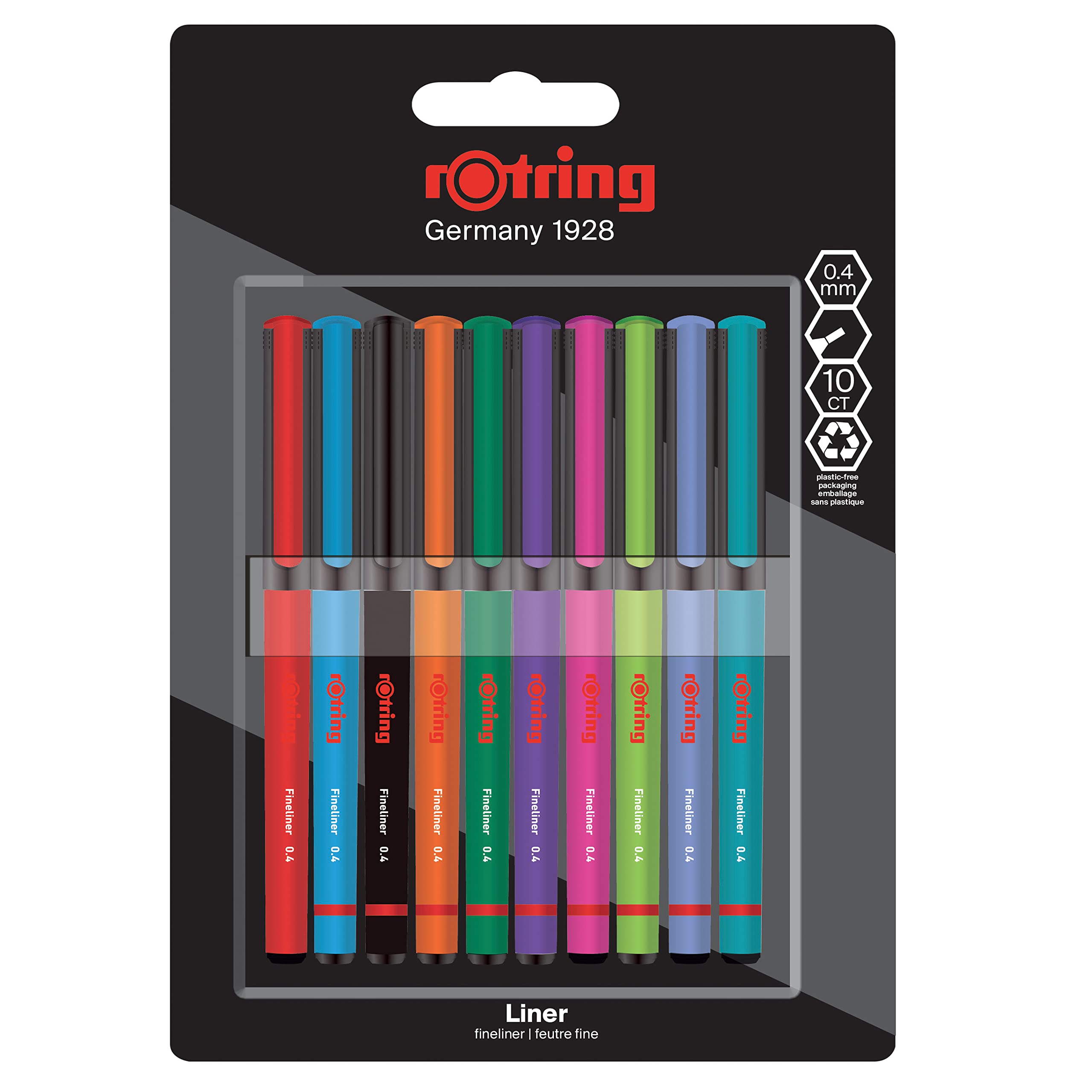 Rotring Liner 2166220 0.4mm 10-pack