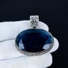 Indicolite Pendant, 925 Sterling Silver Handmade Jewelry, Indicolite Silver Pendant, Party Wear Jewelry For Women's, Pendant New Year Gift
