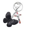 Heart/Skull Butterfly Key Ring Purse Decoration Handmade Metal Keychain Fashionable Women Girls Handbag Accessory