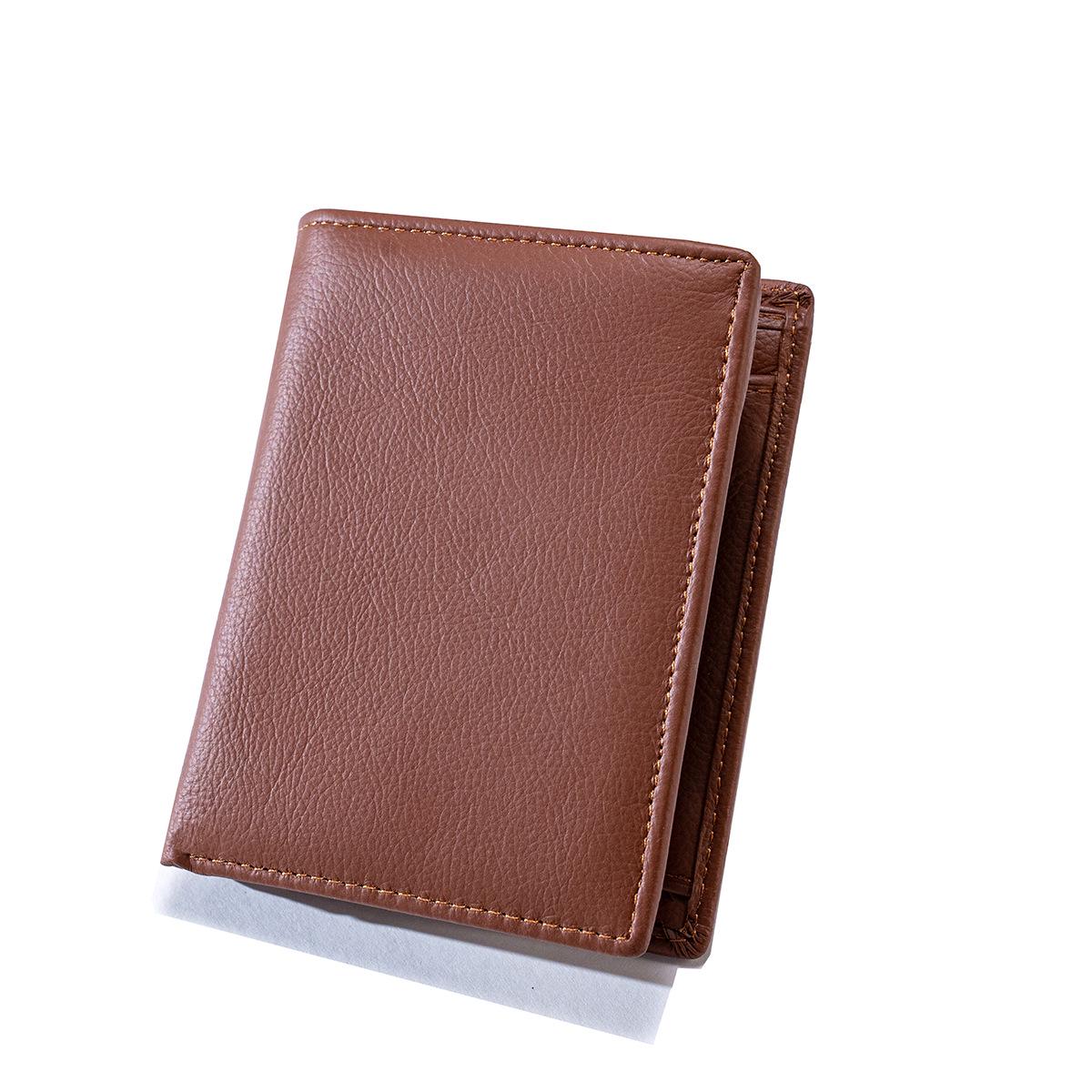 

Чоловічий гаманець із натуральної шкіри – тримач для кредитної картки з роз’ємом для кількох карток, європейський та американський стиль, знижка 30% на гарячому коричневий