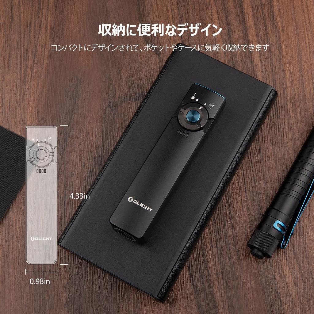 OLIGHT Arkfeld Indicator EDC LED 1000 Green for Disaster Outdoor Cat and Cold Black Light, Flashlight, Rechargeable, Lumens, Powerful, Handheld, Beam,