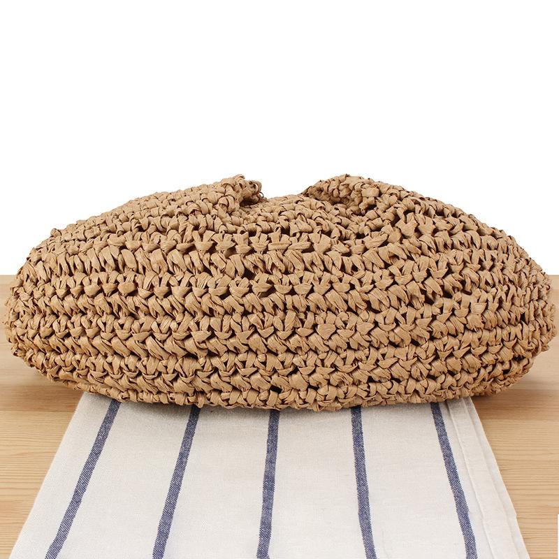 Neue Pastell-Webtasche für Damen, Bonbonfarbene Geometrische Geflochtene Tragetasche, Vielseitige Umhängetasche für den täglichen Freizeitgebrauch & Strandurlaub, Nischendesign
