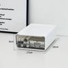 Transparent Desktop Storage Organizer with Stackable Drawer for A4 Files