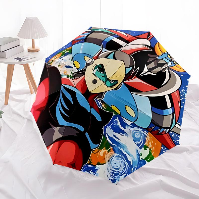 Ultraman, Space Hero- Automatic Opening and Closing, 8-rib Structure Portable Umbrella, Suitable for Men and Women In All Seasons - Perfect