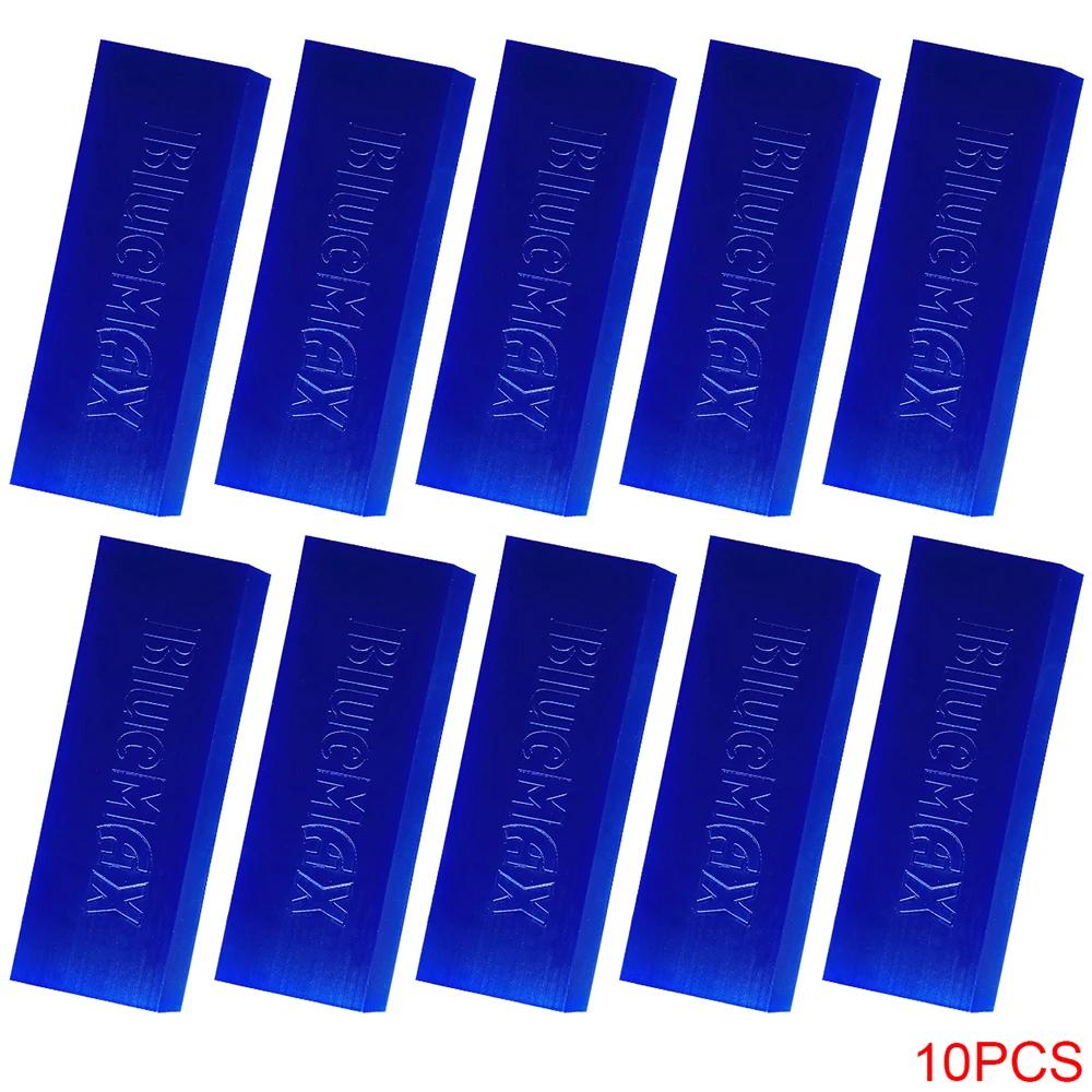 

10PCS BLUEMAX Rubber Strip Window Clean Squeegee Blade Vinyl Car Wrap BLUEMAX Wiper Tint Tools Sticker Remover 10B02 70 degree 10pcs
