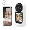 ABUO-3MP Wifi Camera Video Call With 2.8 Inch IPS Screen IP Camera Baby Monitor Indoor Security Camera