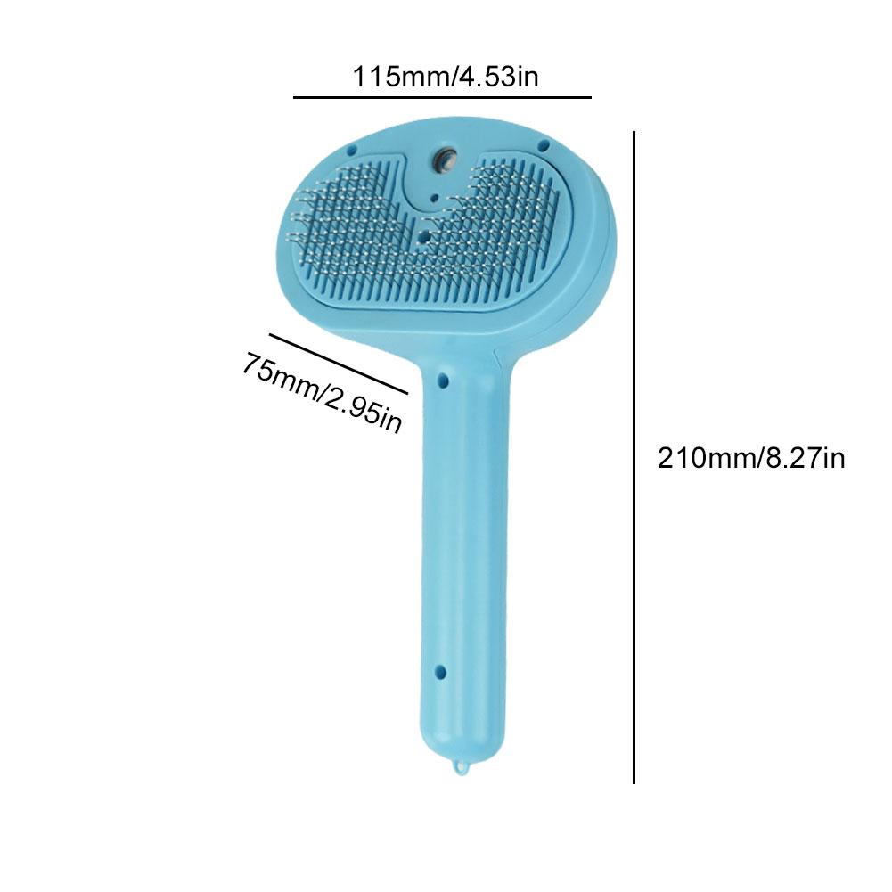 Cat Steam Brush Hair Remover Brush Multi-Function Cat Grooming Brush Cat Shedding Comb Dematting Comb for Small & Large Pets