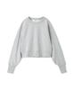 Furfur Mini Heart Embroidered Sweatshirt RWCT251096 GRY Women's