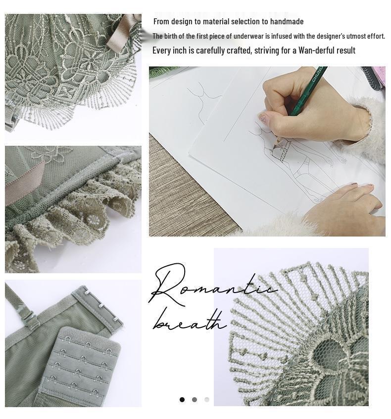 Women's Wirefree Push Up Bra with Side Support - Small Bust, Thickened for Autumn/Winter