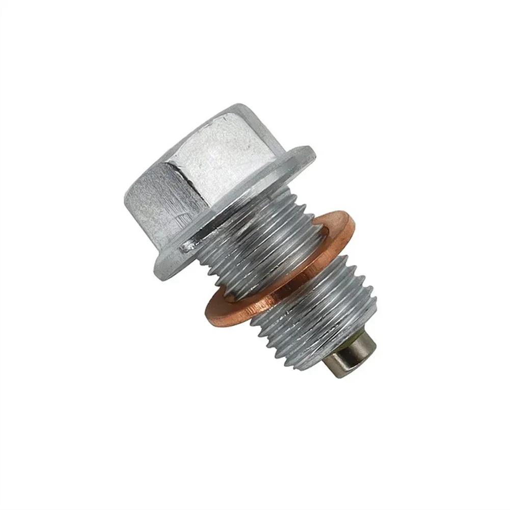 M12x1.25 M14x1.5 M12 x1.75 Stainless Steel Oil Drain Plug Bolt Magnetic Oil Drain Sump Nuts Durable Auto Engine Protection Part