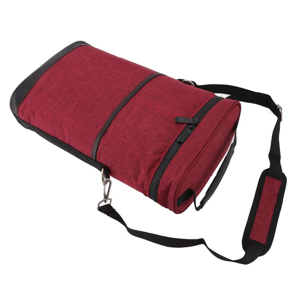 2 Bottle Wine Cooler Bag Leakproof Insulated Padded Wine Carrier Portable Wine Case with Handle