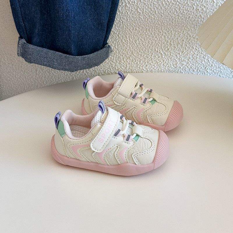 Frühling und Herbst neue Kinderschuhe Jungen und Mädchen rutschfeste weichsohlige Babyschuhe atmungsaktive und leichte Baby-Kleinkindschuhe