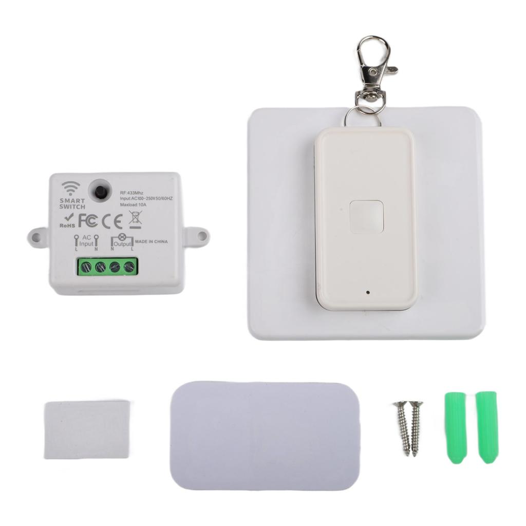 1pc RF433 Wireless Light Switch 433MHz Wireless Magnetic Switch For Control Fans Power Outlets Home Appliances
