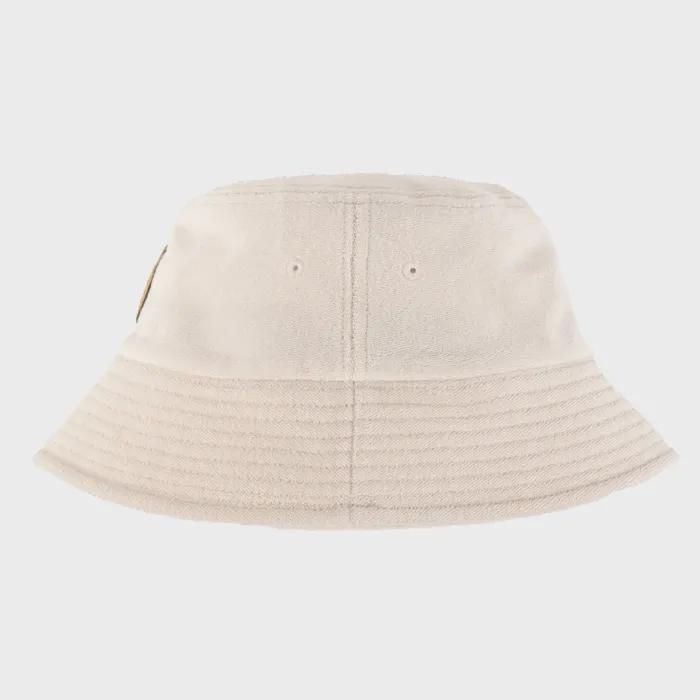 Leisure Terry Bucket Hat (Rubber Patch) - Ivory