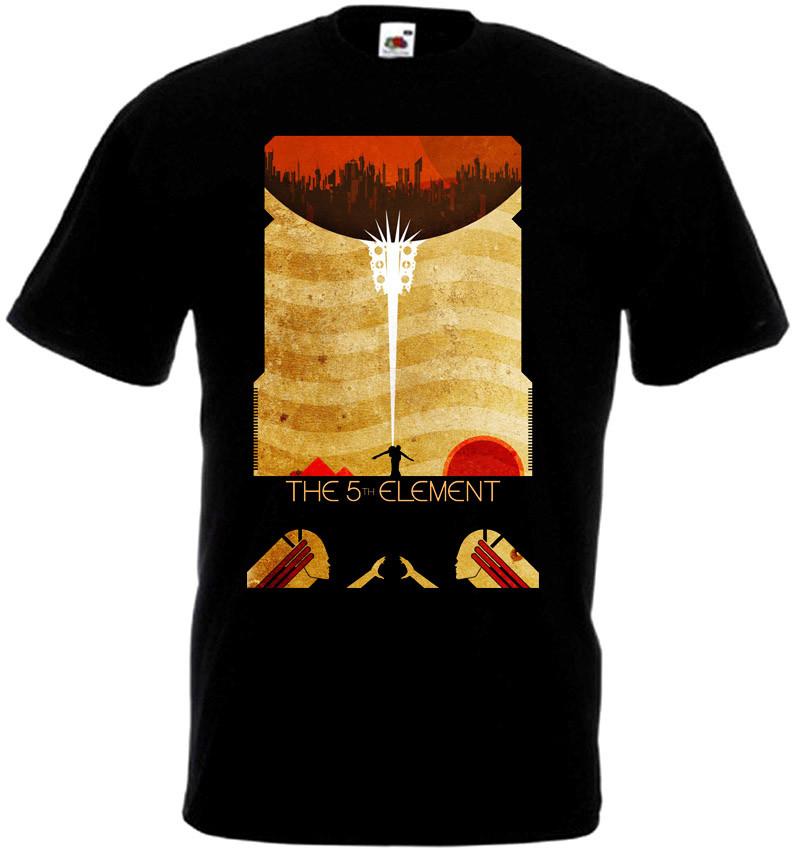 The Fifth Element v16 T-shirt black movie poster all sizes S5XL M