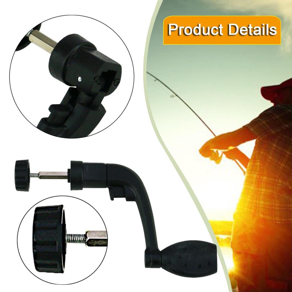 Fishing Reel Power Handle Grip Repair Parts Ergonomic Universal Rotary Knob Easy Installation Wheel