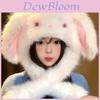 Cute Rabbit Eared Plush Hat With Moving Ears For Winter Warmth And Fall Fashion