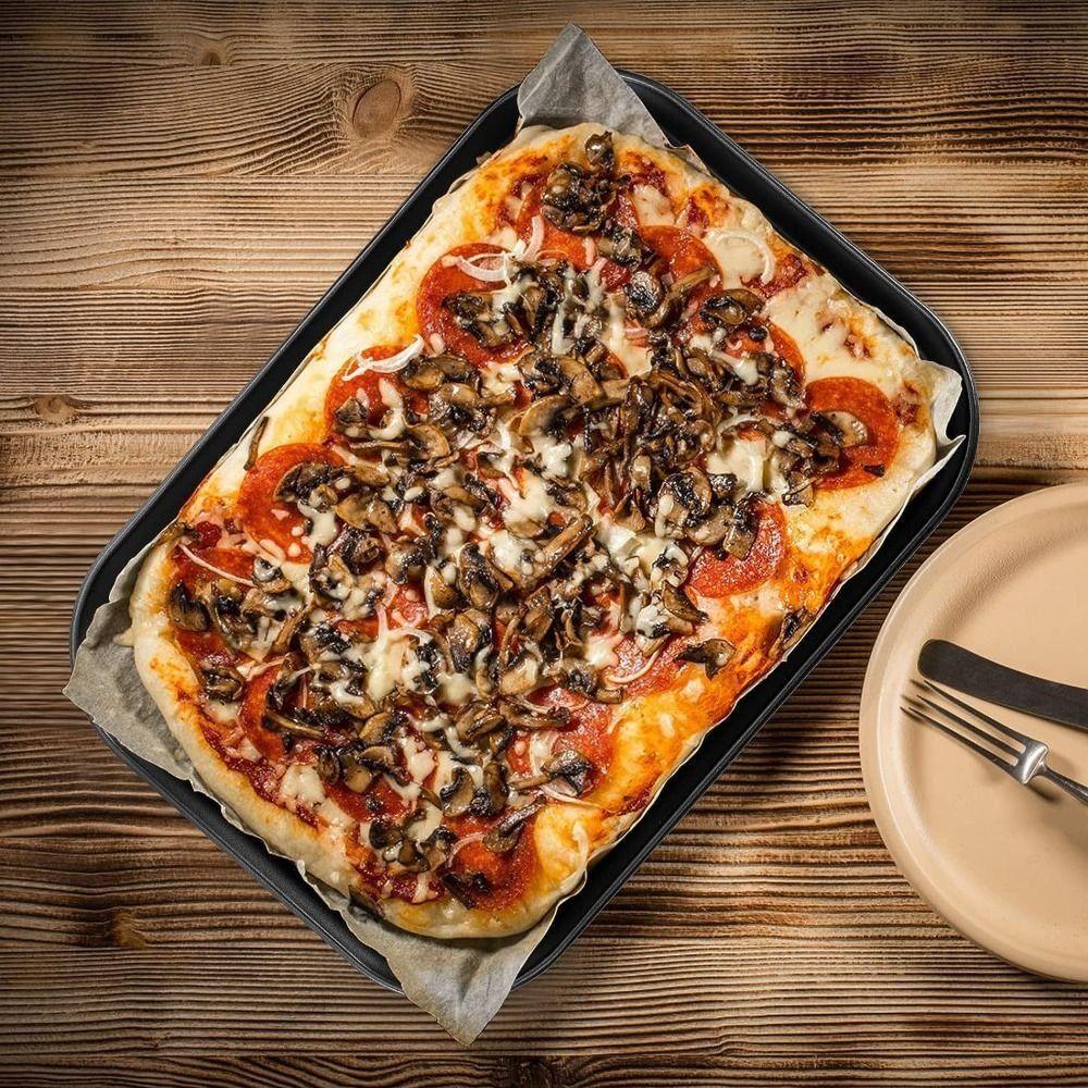 Non-Stick Coating Rectangular Cake Pan with Buckle Cheesecake Baking Mould  Pastry Making