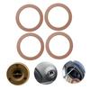 ABOOFAN 2 Pairs Wooden Horn Mat Speaker Mounting Spacer Equalizador Car Audio Car Speaker
