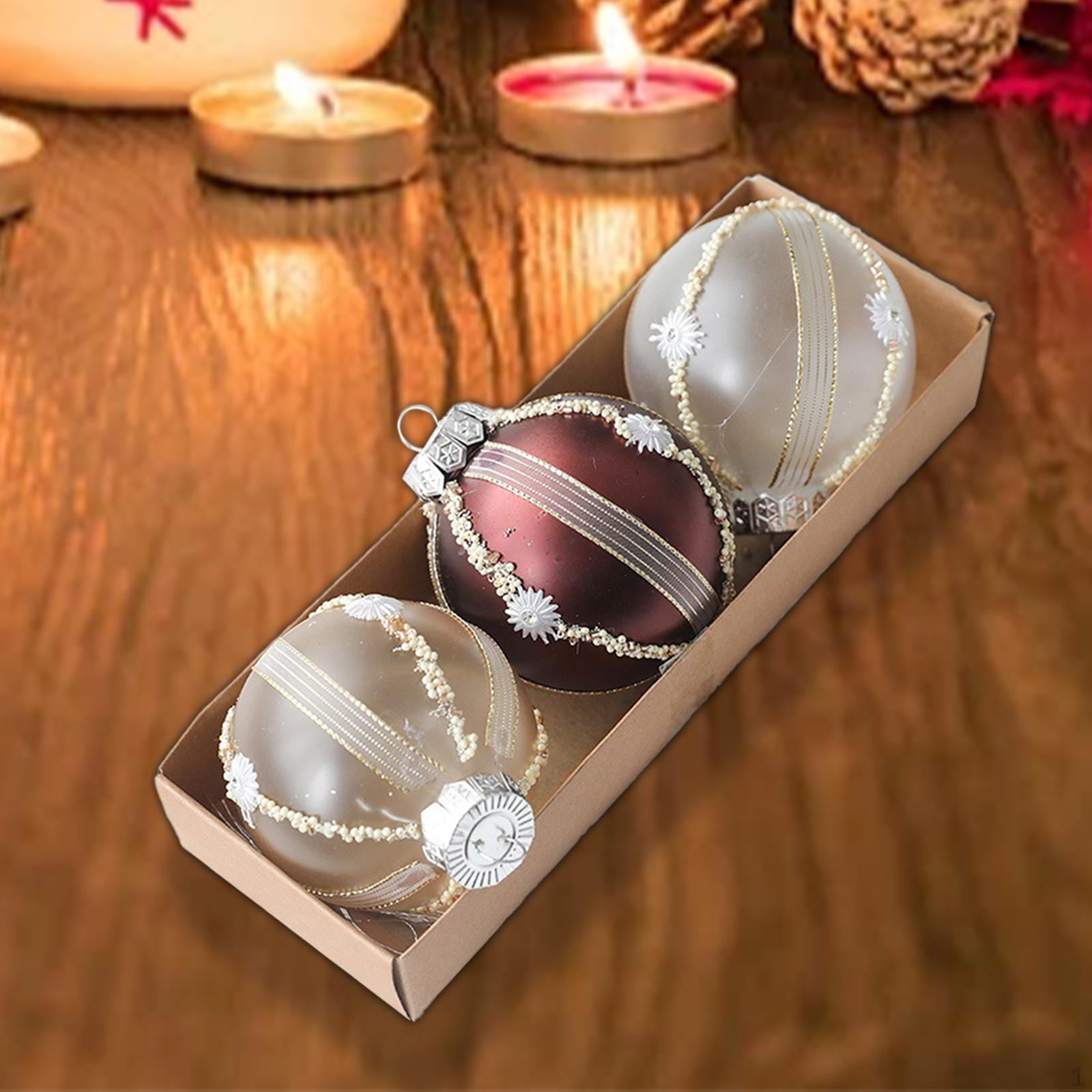 

Рождественские украшения Шармы Подвески DIY Шары Набор украшений Декоративные подвесные Style A