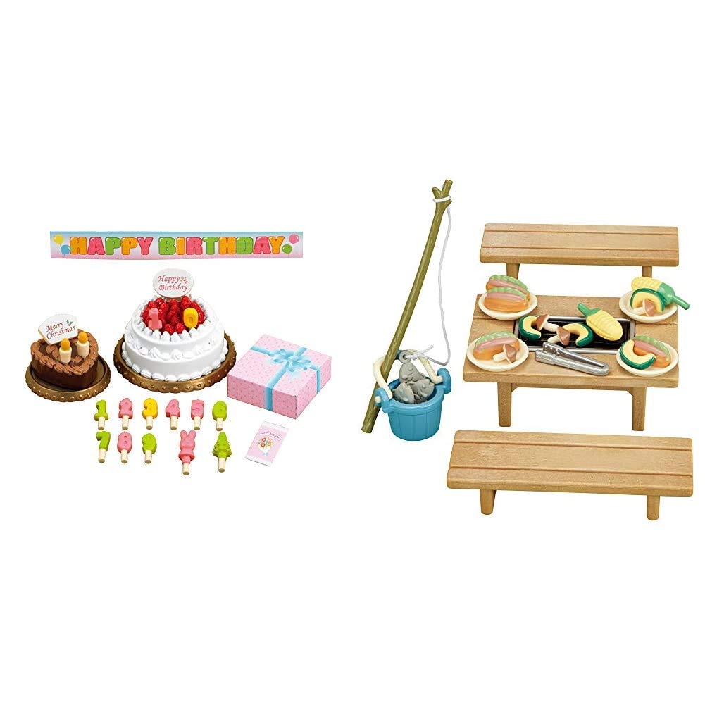 Sylvanian Families Furniture Birthday Cake Set Family Barbecue Car-615Set Purchase