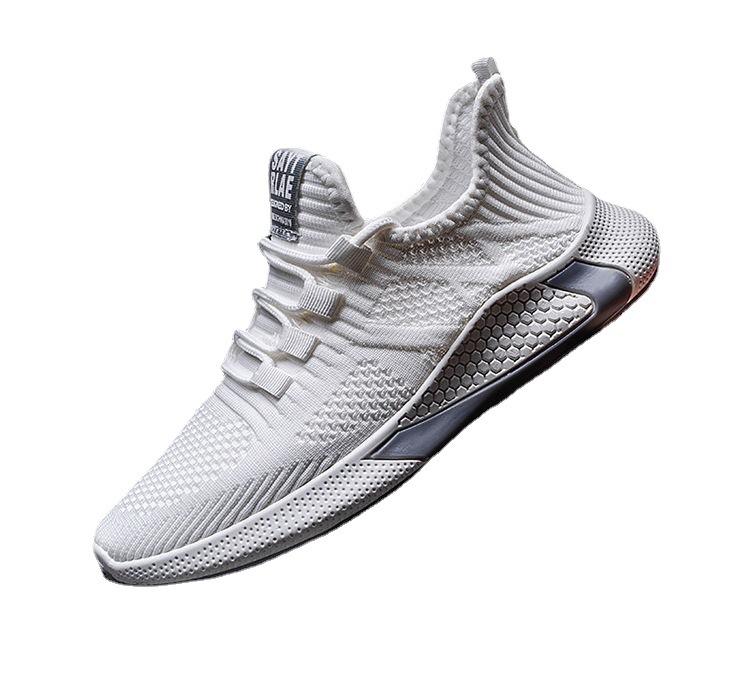 Sneaker Frühling atmungsaktive Fly-Woven-Schuhe Koreanische Version Studenten-Laufschuhe Mode Freizeitschuhe Herren