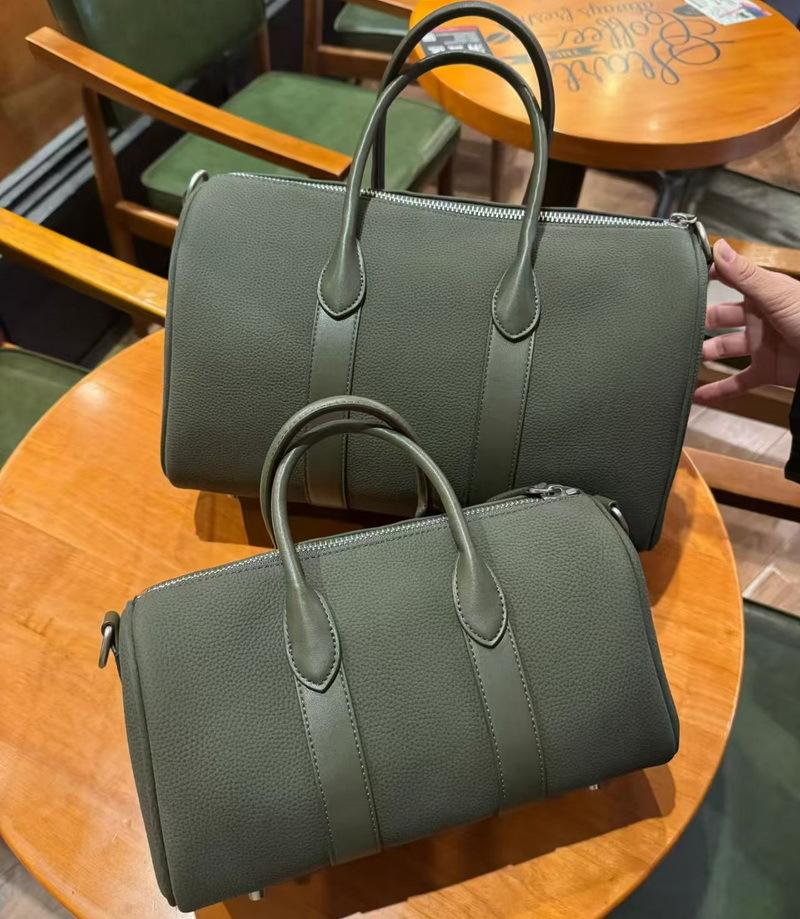 2025 Новый Стиль Натуральная Кожа Женская Сумка Верхний Слой Воловья Кожа Плетеная Овечья Кожа Вощеная Нить Волна Элемент Сумка-Тоут Кросс-Граница 29x12.5x15.5cm