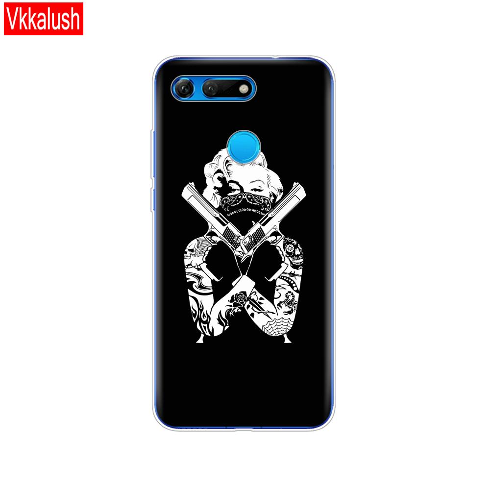 Silikonhülle für Huawei Honor View 20 V20 Hülle TPU Funda Weiche Silikonhülle für Honor V20 Capa Niedliches Tiermuster