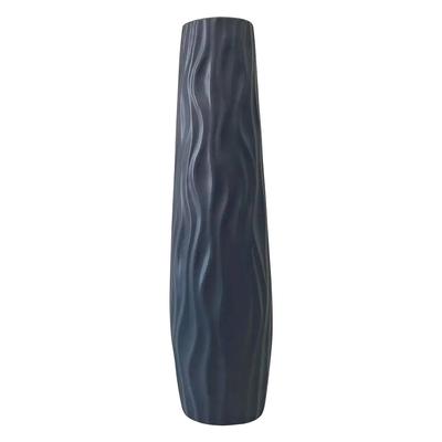 Large Floor Vase Textured Floor Standing Vase Exquisite Line Design Vase for Living Room
