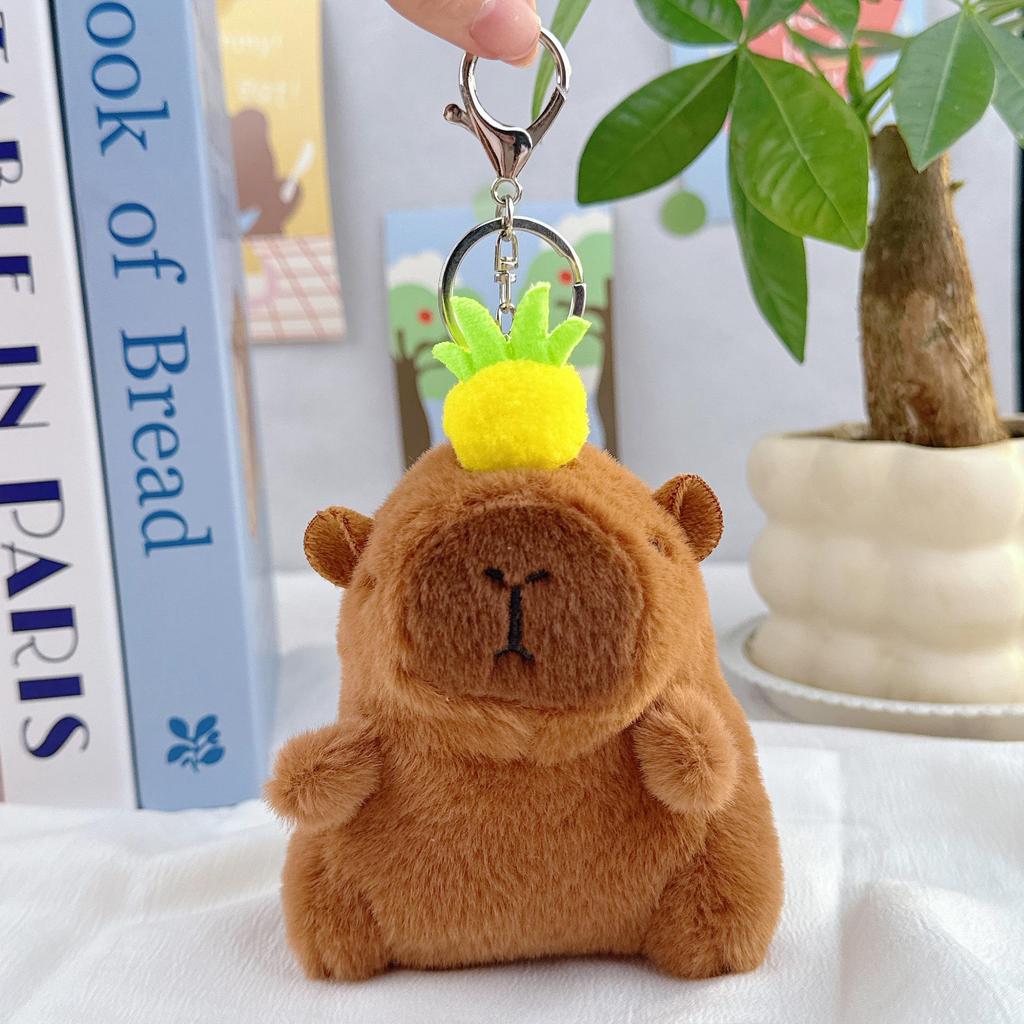Popular Guinea Pig Plush Keychain - Cute Cavy Backpack Charm & Ornament