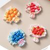3D Fruit Bouquet Fridge Magnet Resin Strawberry Blueberry Lychee Orange Bouquet Refrigerator Magnet Kitchen Home Office Decoration