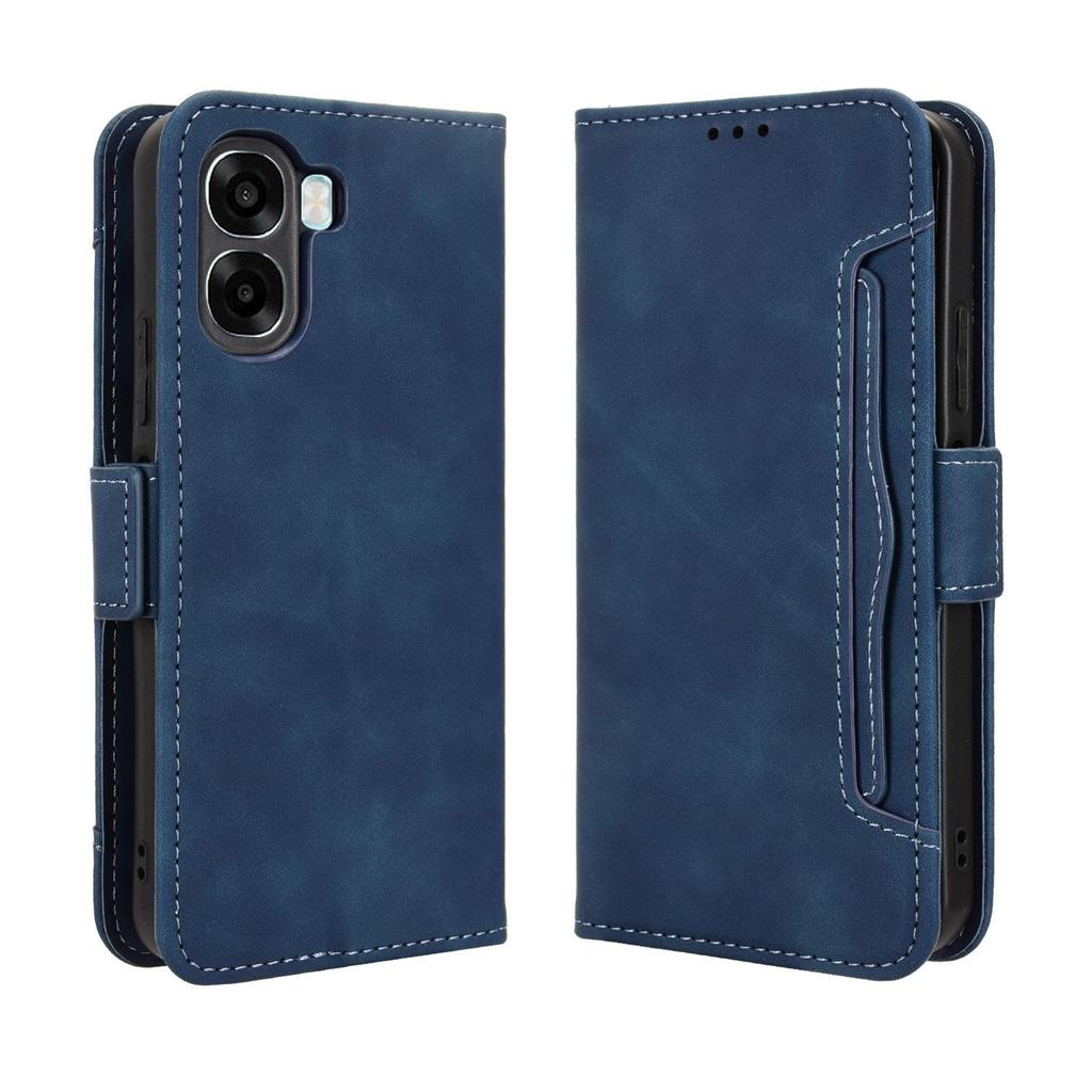 Flip-Hüllen für OPPO A6X Lederhülle [Flip Vintage Leder] Stoßfest Langlebig Retro Handyhülle