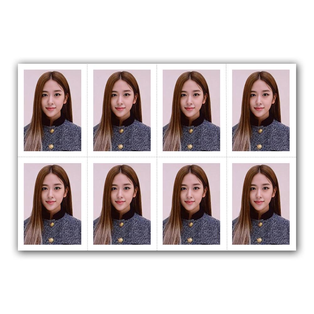 IVE Group An Yu Jin Style 1-Inch ID Photo Card for IZONE Support
