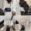 Fashionable Canvas Street Style One Shoulder Bag 2023 Winter New Fashion Casual Crossbody Bag