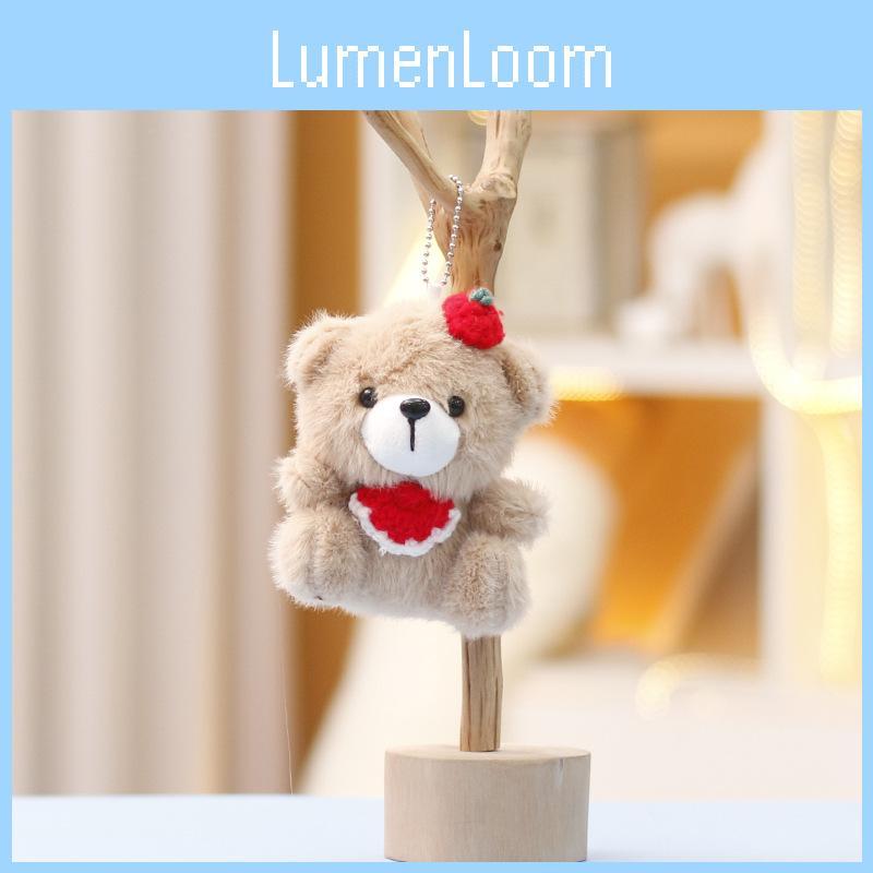 Toy Plush Bear Keychain With Soft Short Plush For Girls Gift Bag Decor