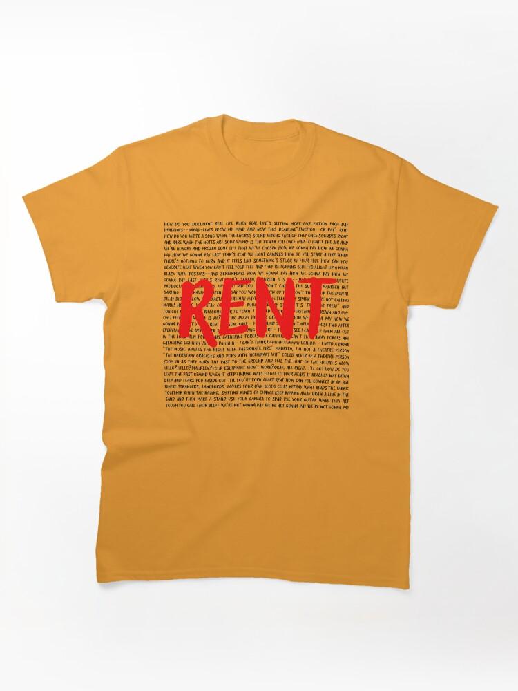 Rent a Hero Rent lyrics Classic Unisex T-Shirt