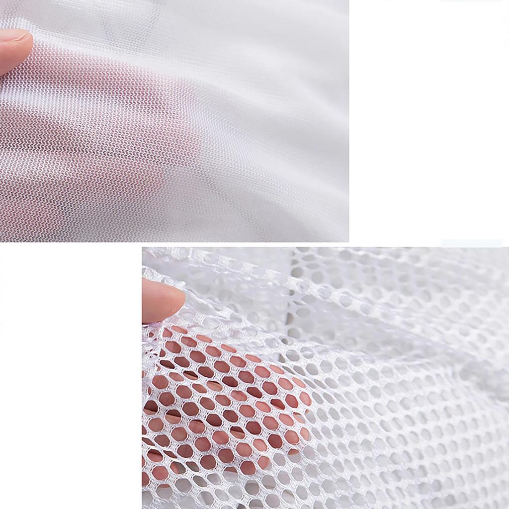 Wäschesack mit Kordelzug Grobmaschiges Netz Waschbeutel Schmutzwäsche Organizer Beutel 4-teiliges Set Wäschesack für Waschmaschine Haushalt