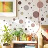 6Pcs/Set Polka Dot Pattern Decorative Wall Stickers Self Adhesive Removable PVC Decals