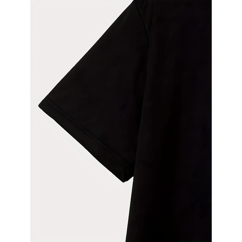 European sizes Men's Anime Kawaii Cat & Ramen T-Shirt - Style Kawaii Anime with Ramen Bowl & Cat Ears Print, Soft Blend Round Neck Tee for Casual Wear