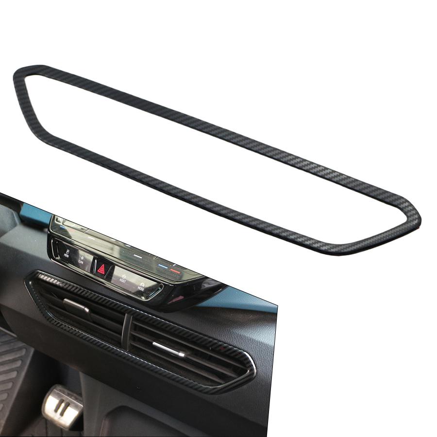 Center Air Vent Decor Trim Cover for Volkswagen VW ID3 2020-2025 LHD Car Interior Air Outlet Frame Decor Sticker Interior Acc