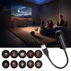 Christmas Projector Lights Rotating Lights, Holiday Projection Light, 360 Degree Rotation Festive Light Dynamic Projector, Multiple Patterns