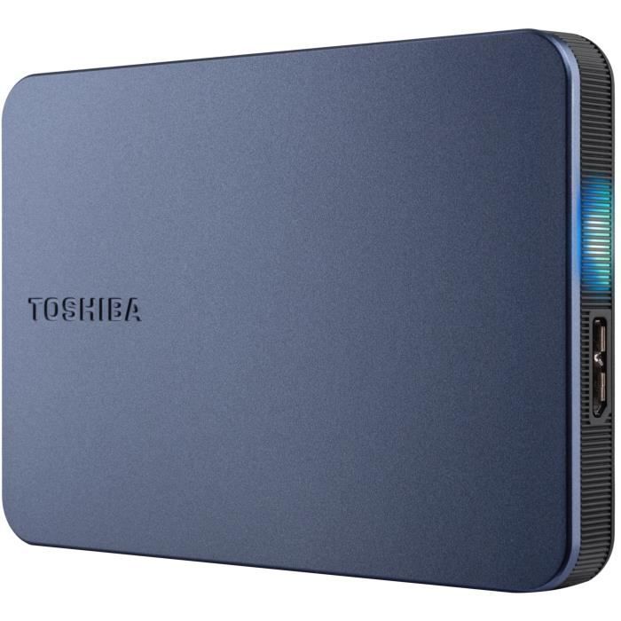 TOSHIBA Canvio Gaming External Hard Drive - 2.5" - 2 TB - USB 3.2 Gen 1 - Compatible with PlayStation / Xbox / PC - Silver