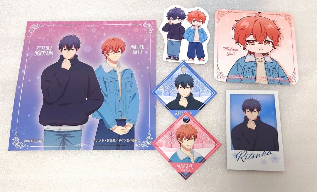 [Б/У] Бонус: Бирка-соломинка для стакана  Начало лета  из кафе Given Noitamina Noicafe