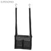 Mesh Bathroom Hanging Bag with Hooks Adjustable Toiletry Storage Basket Large Capacity Multi-pockets Shower Tools Organizer