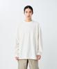 Snow Peak Organic Mercerized Long Sleeve for Men and Women GREIGE M T-Shirt CS-26SU005 - Long-sleeved T-shirt -