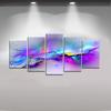 5-Panel Abstract Canvas Wall Art,  Ready To Hang Home Decor